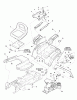 Murray 107.250070 (2691088-00) - Craftsman CTX9500, 54" Lawn Tractor Ersatzteile Seat & Seat Deck Group - EVAP Compliant (2990317)