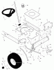 Murray 46577x6A - Ultra 46" Lawn Tractor (1999) Ersatzteile Steering