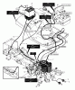 Murray 46580x89A - Yard King Performance 46" Lawn Tractor (2000) Ersatzteile Electrical Assembly