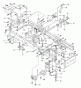 Murray 46580x89A - Yard King Performance 46" Lawn Tractor (2000) Ersatzteile Frame Assembly (part 1)