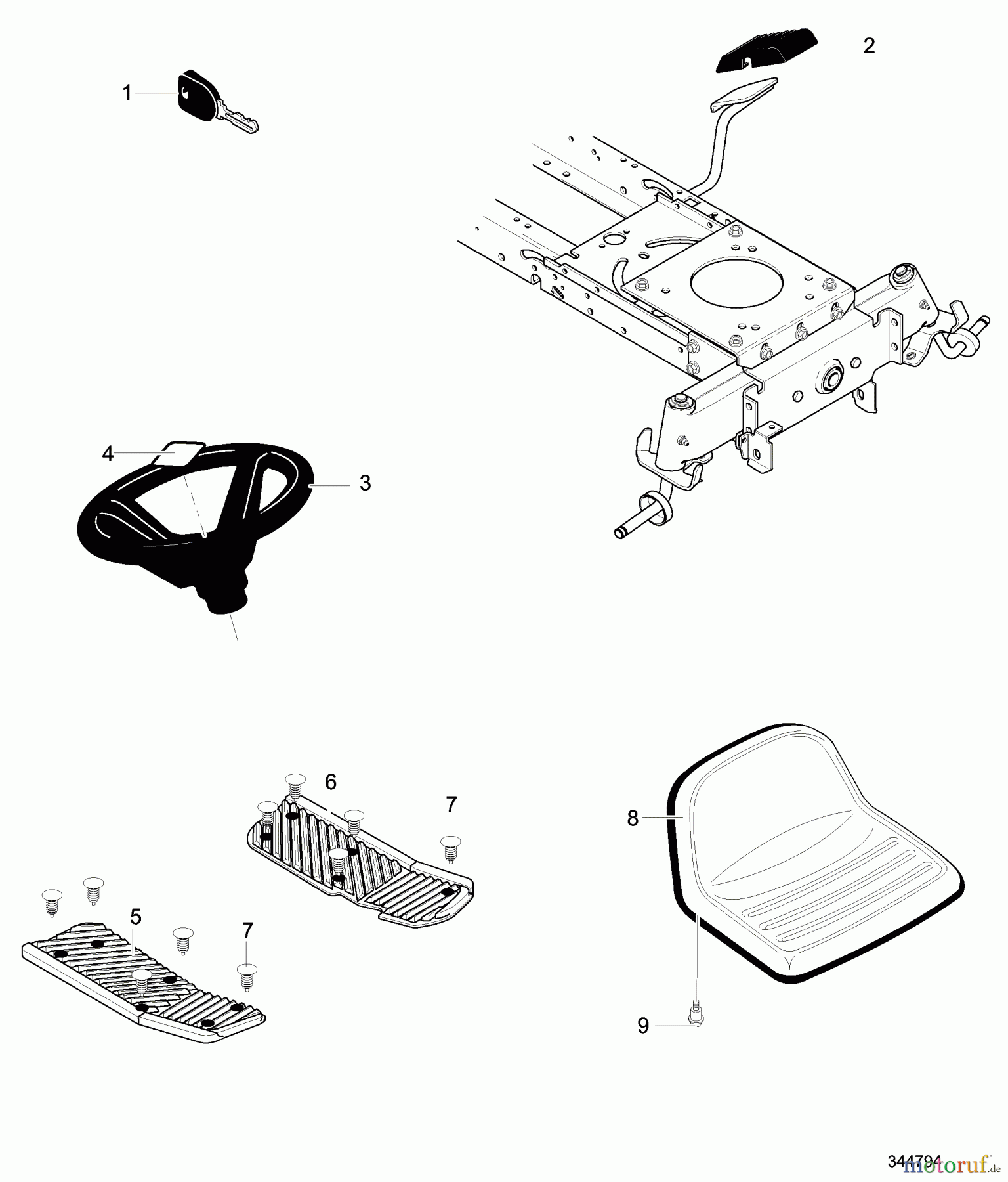 Murray Rasen- und Gartentraktoren 46580x8A - Scotts 46