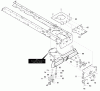 Murray 46580x8A - Scotts 46" Lawn Tractor (1999) (Home Depot) Ersatzteile Frame Assembly (part 2)