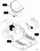 Murray 46580x8A - Scotts 46" Lawn Tractor (1999) (Home Depot) Ersatzteile Rear Chassis Assembly