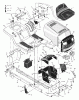 Murray 46581x92A - B&S/ 46" Lawn Tractor (2000) (Walmart) Ersatzteile Chassis & Hood
