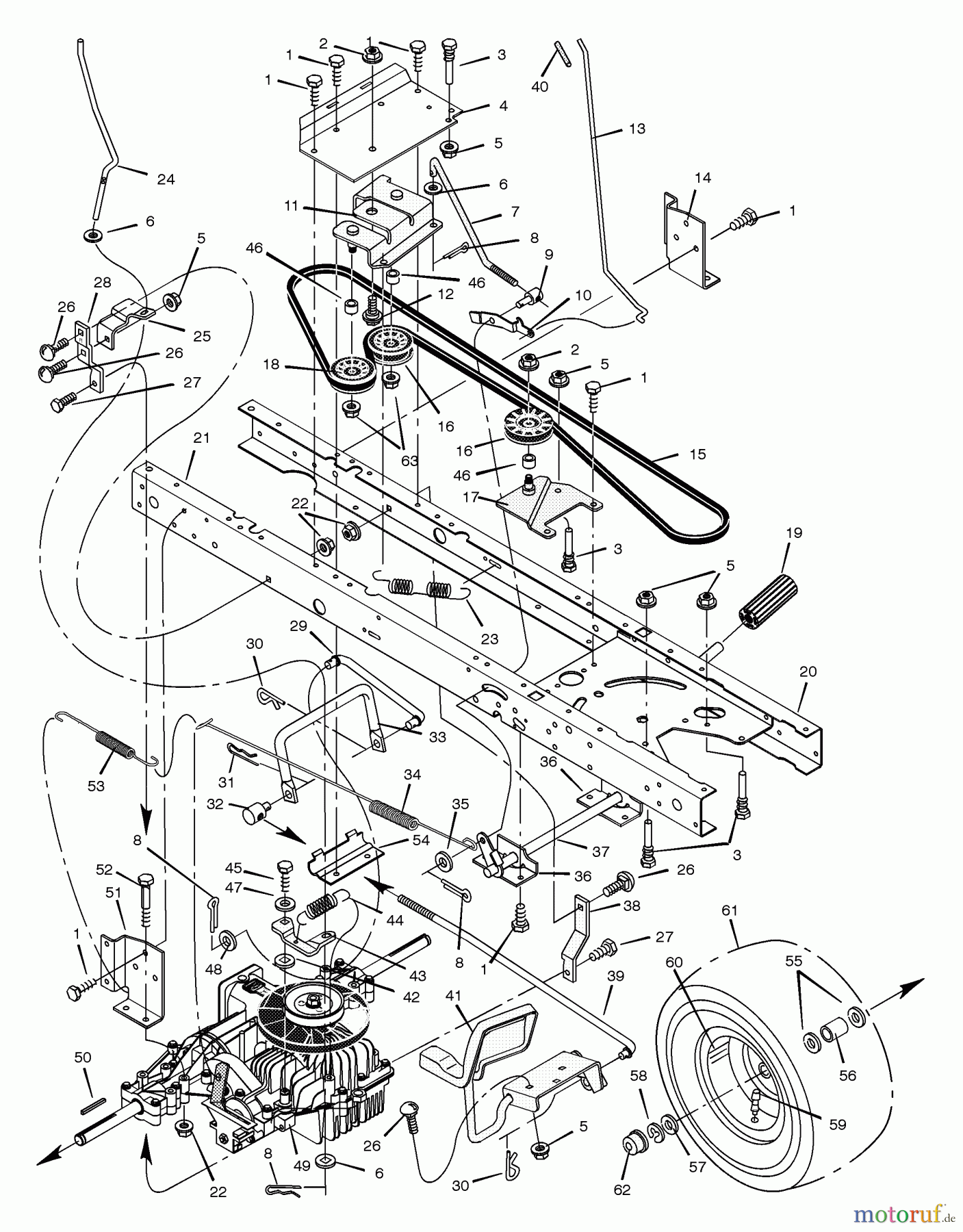 Murray Rasen- und Gartentraktoren 46581x92A - B&S/Murray 46