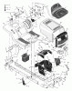 Murray 46581x92B - B&S/ 46" Lawn Tractor (2001) (Walmart) Ersatzteile Chassis & Hood