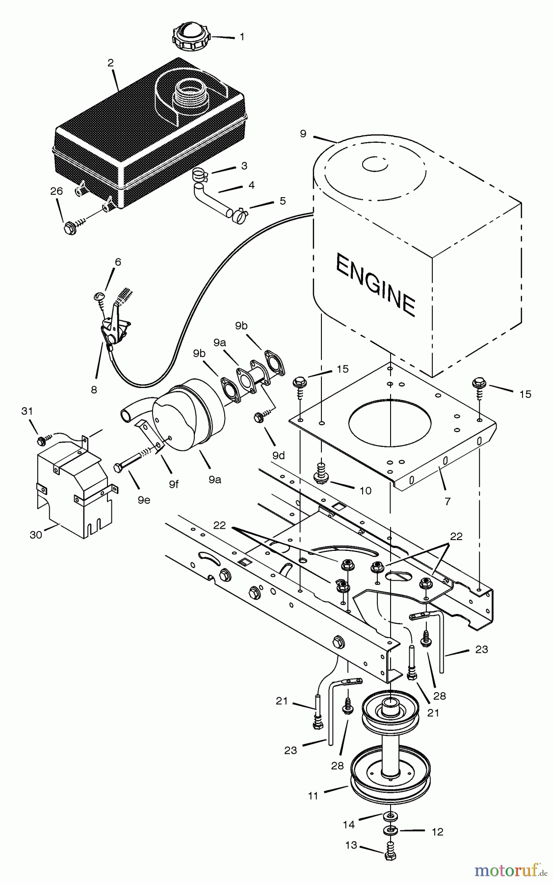 Murray Rasen- und Gartentraktoren 46581x92C - B&S/Murray 46