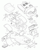 Murray 46901x192A - B&S/ 46" Lawn Tractor (1996) (Walmart) Ersatzteile Chassis & Hood