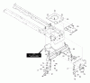 Murray 50572x89A - Yard King Performance 50" Lawn Tractor (2000) Ersatzteile Frame Assembly (part 2)