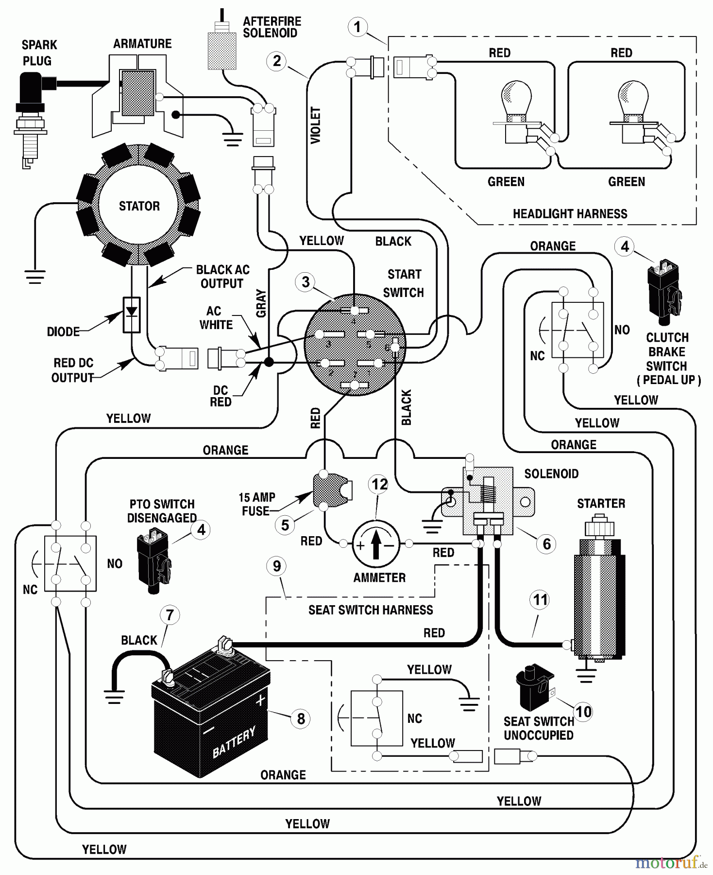 Murray Rasen- und Gartentraktoren 521000x71A - B&S/Murray 52
