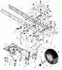 Murray 521000x71A - B&S/ 52" Garden Tractor (2001) (Quality Stores) Ersatzteile Front Frame