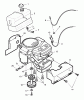 Murray 52100x92A - B&S/ 52" Garden Tractor (1999) (Walmart) Ersatzteile Engine Mount