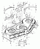 Murray 52100x92A - B&S/ 52" Garden Tractor (1999) (Walmart) Ersatzteile Mower Housing Suspension (part 2)