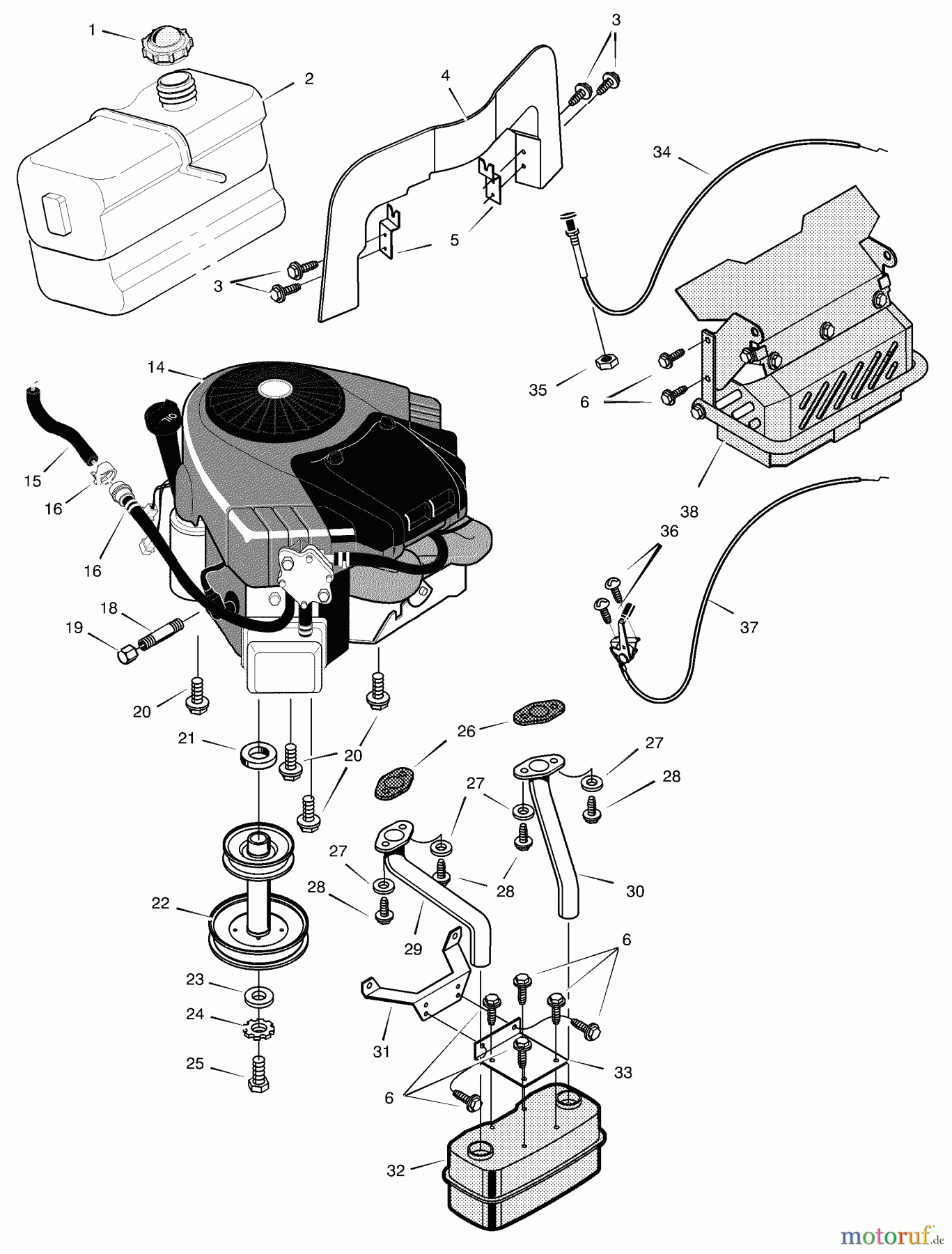  Murray Rasen- und Gartentraktoren 521613x189A - Yard King Performance 52