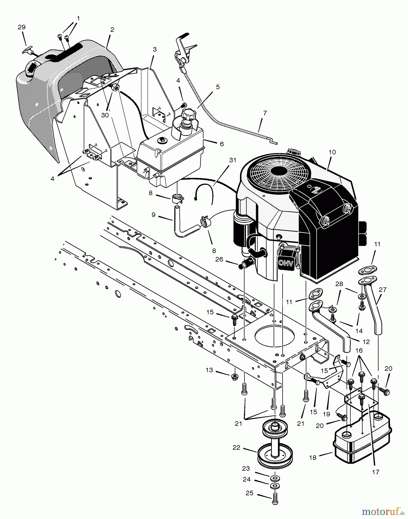 Murray Rasen- und Gartentraktoren 525607x692A - Stanley 52