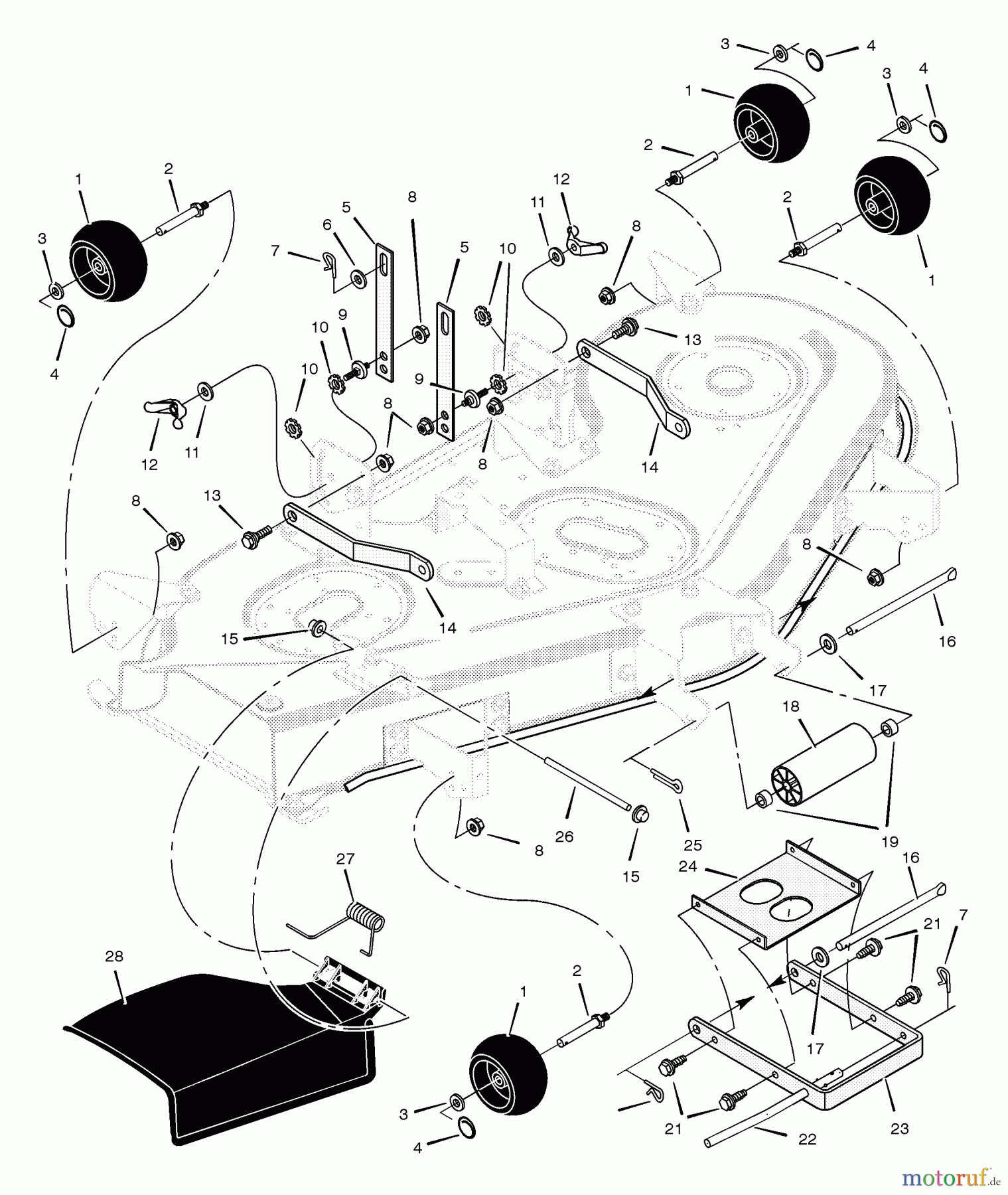 Murray Rasen- und Gartentraktoren 525607x692A - Stanley 52
