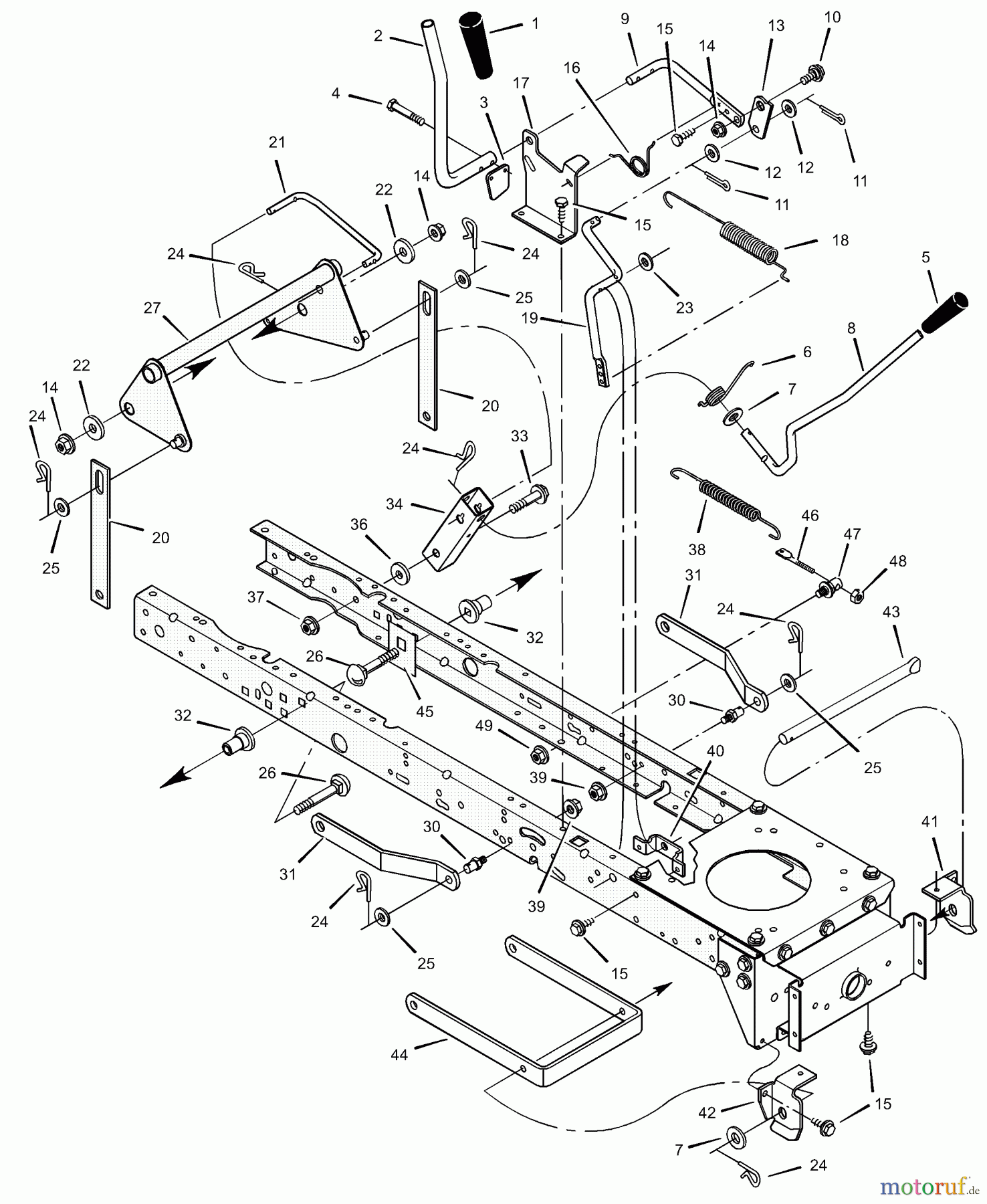 Murray Rasen- und Gartentraktoren 525607x692B - Stanley 52