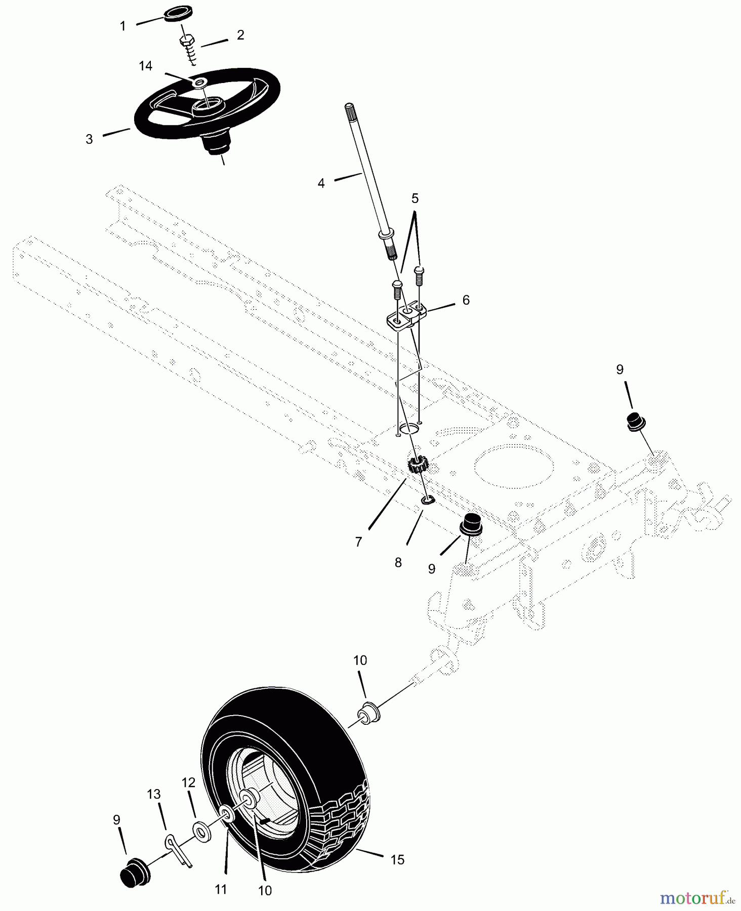 Murray Rasen- und Gartentraktoren 525607x692B - Stanley 52