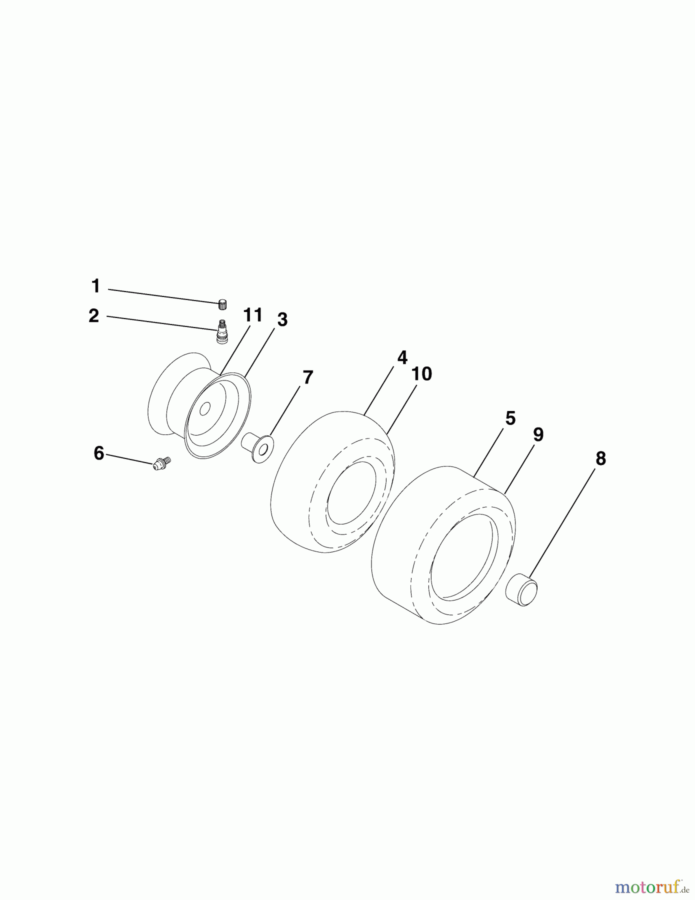 Murray Rasen- und Gartentraktoren 54G26G60X8A (96042013900) - Murray 54