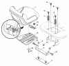 Murray 7800736 (96042010200) - Yard King 46" Lawn Tractor, 21HP (2011) Ersatzteile Seat Group (7800736seat)