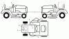 Murray 7800738 (96042010400) - Yard King 48" Lawn Tractor, 23HP (2011) Ersatzteile Decals Group (7800738decal)