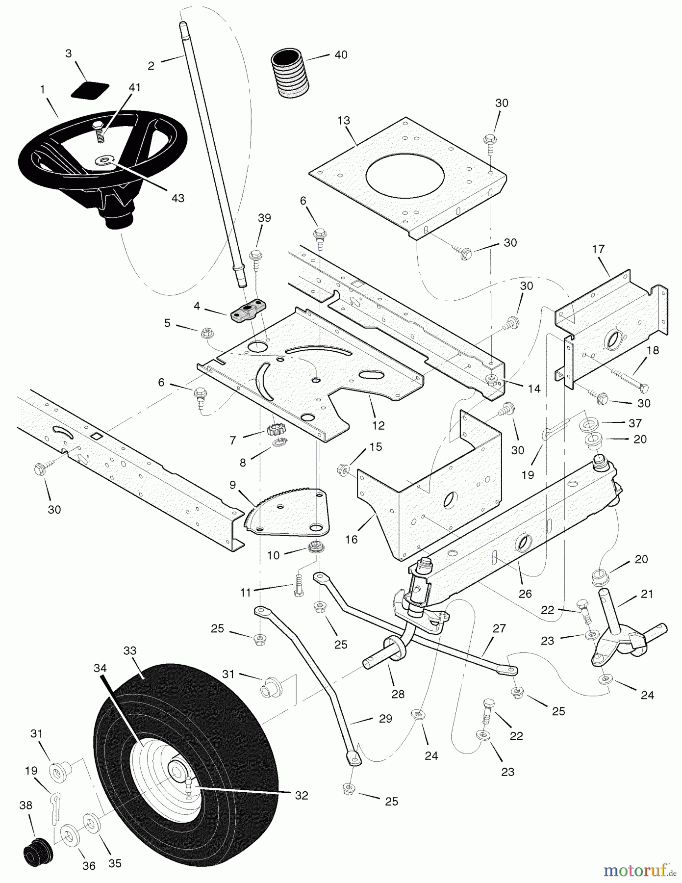 Murray Rasen- und Gartentraktoren C950-60470-0 - Craftsman 42