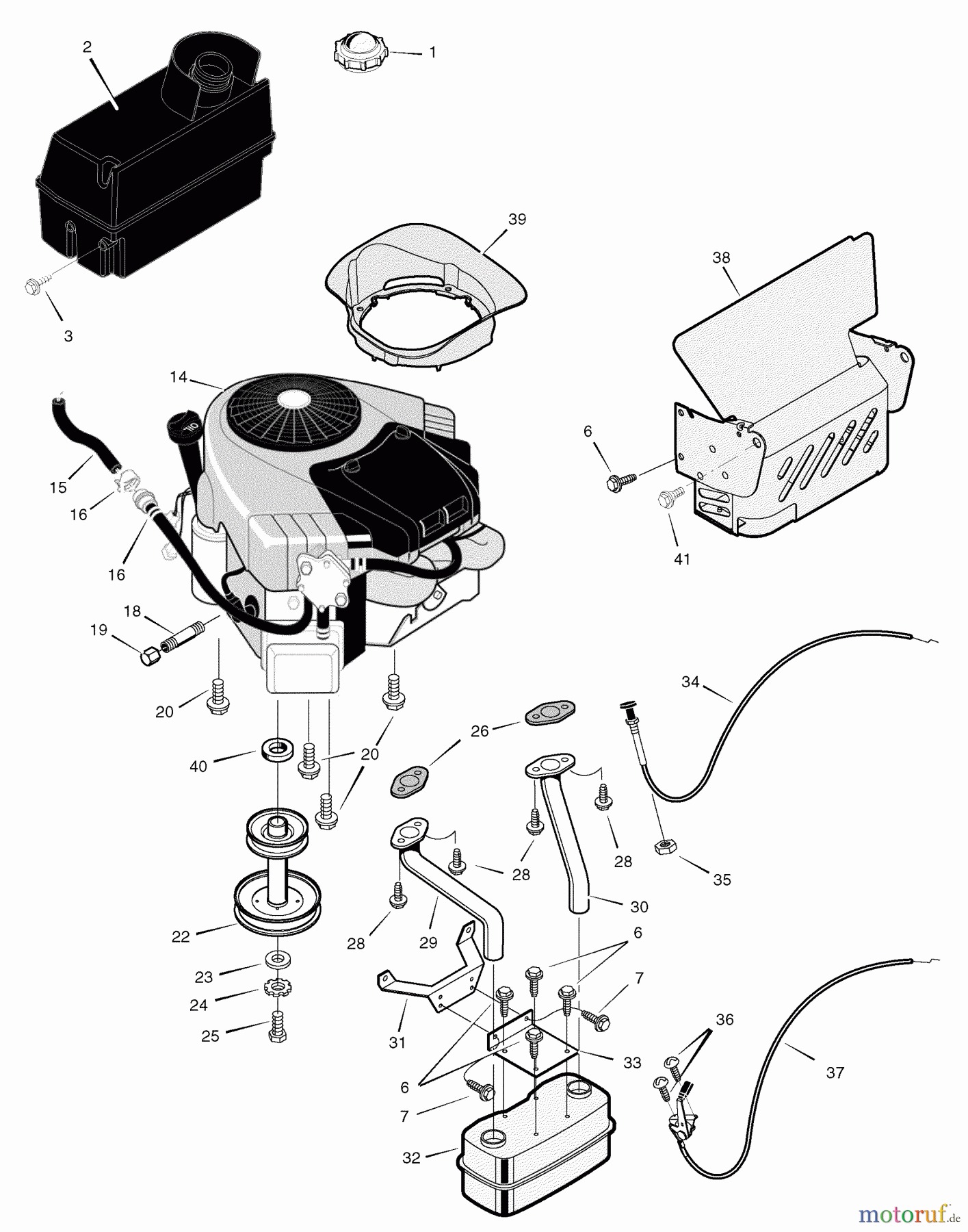  Murray Rasen- und Gartentraktoren C950-60471-0 - Craftsman 42
