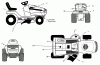 Murray C950-60472-0 - Craftsman 46" Lawn Tractor (2004) (Sears) Ersatzteile Decals