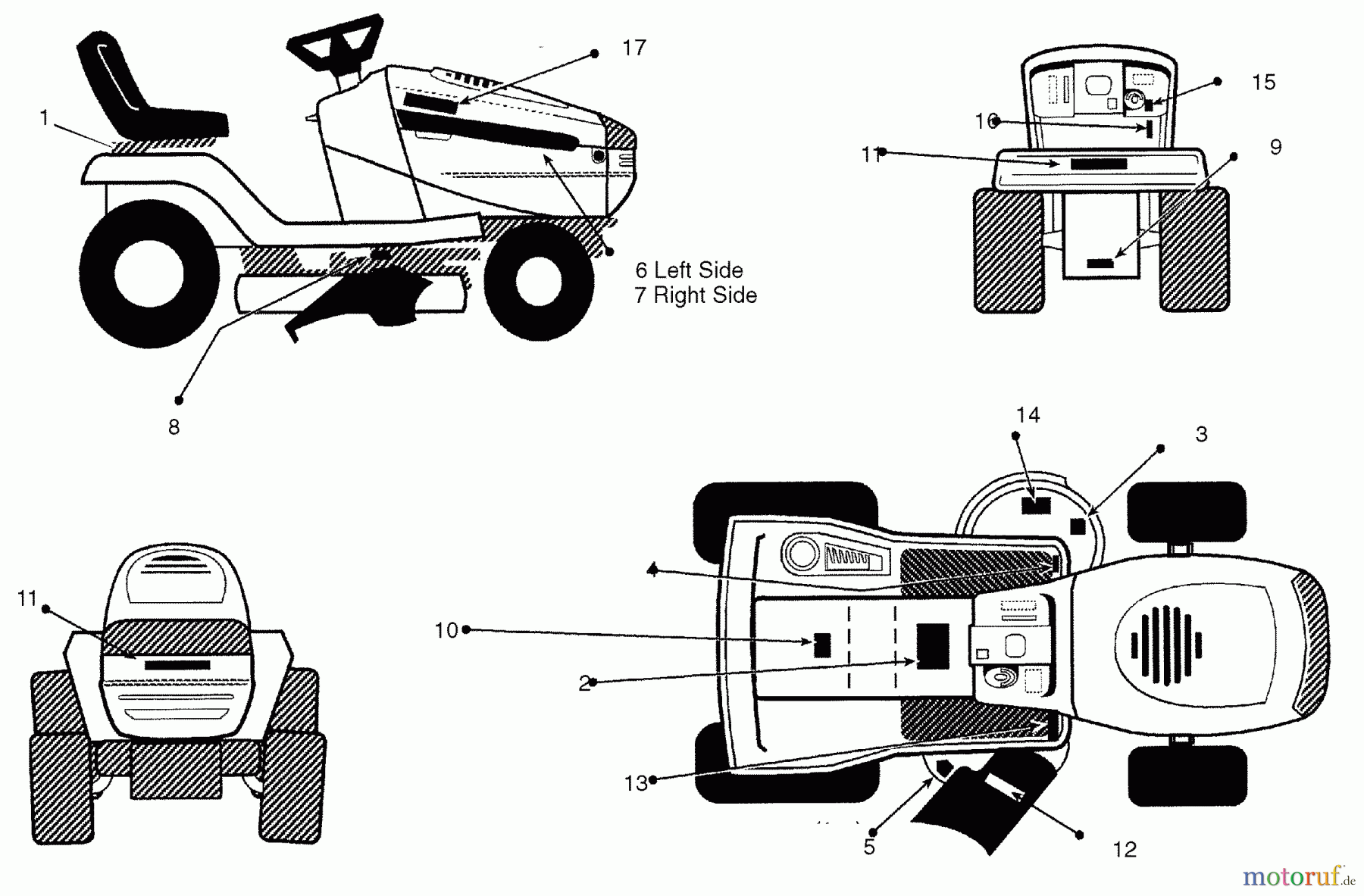 Murray Rasen- und Gartentraktoren C950-60472-0 - Craftsman 46
