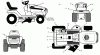 Murray C950-60473-0 - Craftsman 46" Lawn Tractor (2004) (Sears) Ersatzteile Decals