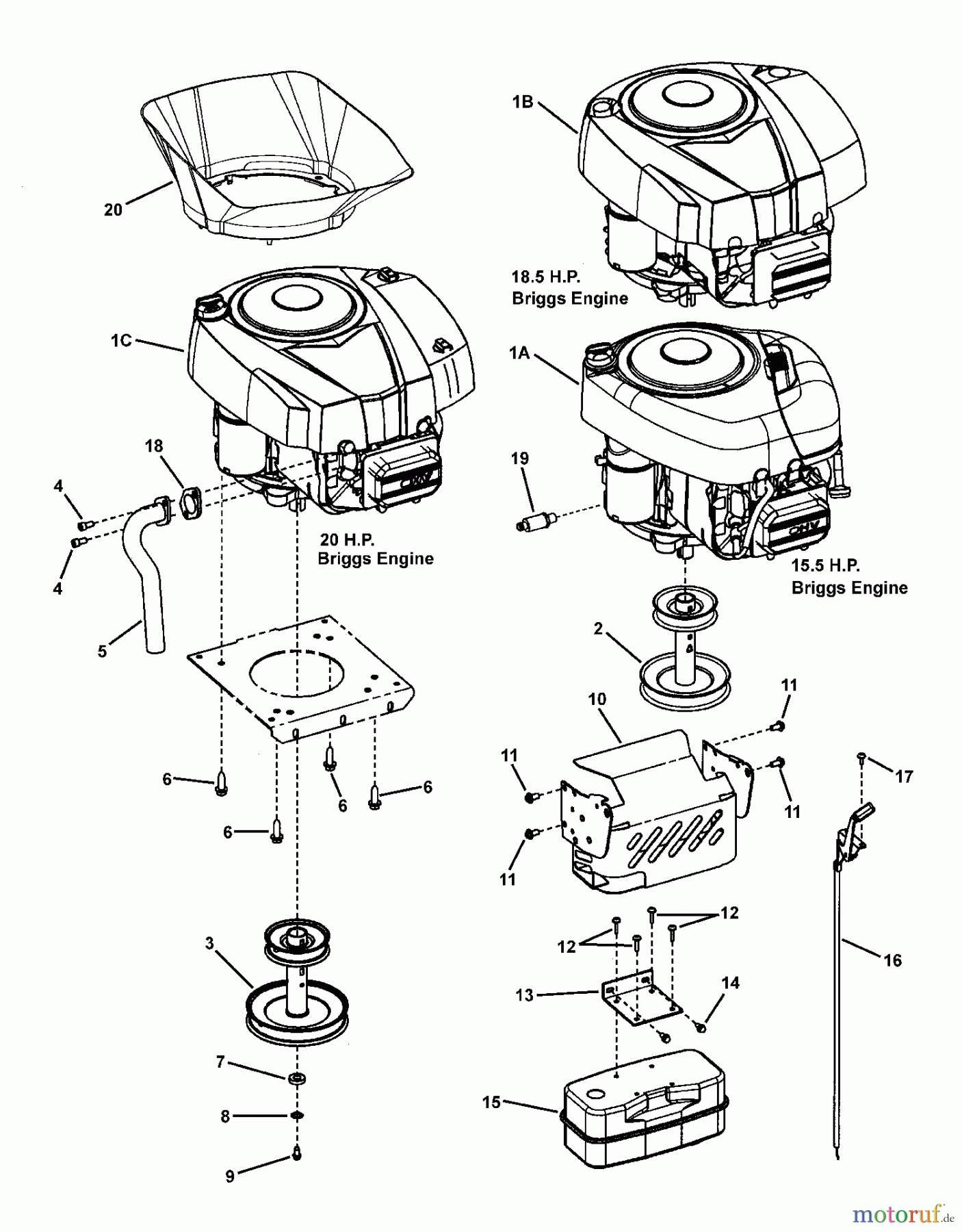 Murray Rasen- und Gartentraktoren CLT20460 (7800311) - Murray 46