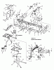 Murray CLT20460 (7800311) - 46" Lawn Tractor, 20HP (2008) Ersatzteile Main Frame Assembly - Hydro Drive