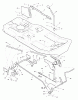Murray 30550H - 30" Lawn Tractor (1998) Ersatzteile Mower Housing Suspension