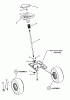 Murray FLT185420 (7800370) - Federated 42" Lawn Tractor, 18.5HP (2008) Ersatzteile Steering Group