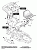 Murray G4315010 - 43" Lawn Tractor (1997) Ersatzteile Rear Chassis Assembly