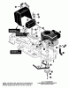 Murray G4315110 - 43" Lawn Tractor (1997) Ersatzteile Engine & Control Assembly