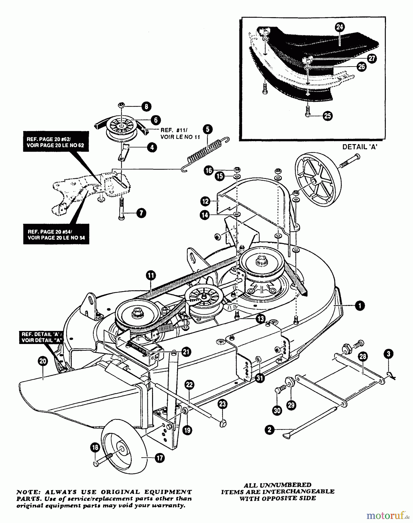  Murray Rasen- und Gartentraktoren G4315110 - Murray 43