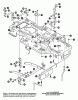 Murray G4315110 - 43" Lawn Tractor (1997) Ersatzteile Frame Assembly