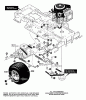 Murray G4315110 - 43" Lawn Tractor (1997) Ersatzteile Motion Drive Assembly (part 2)