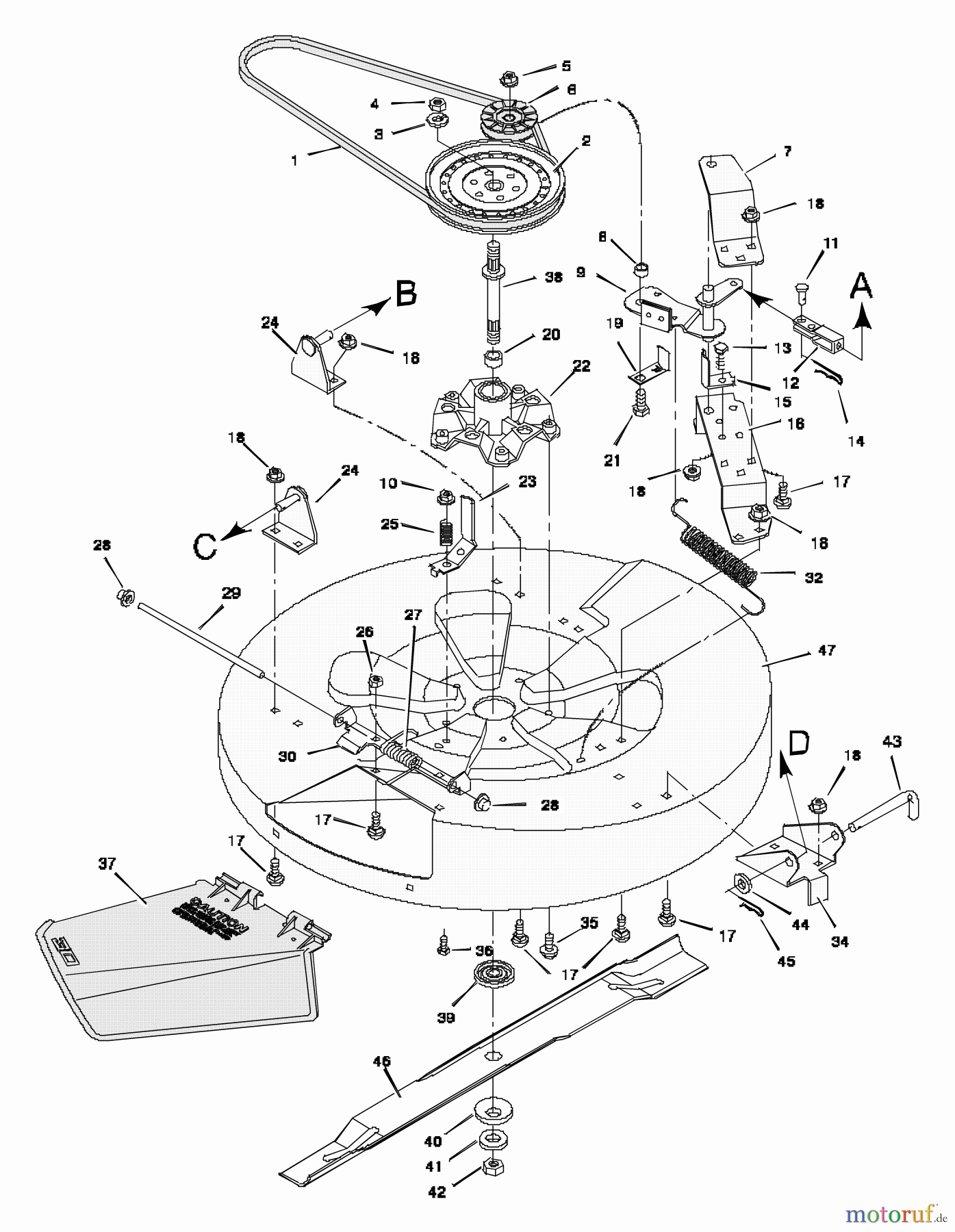 Murray Reitermäher 30545x92A - B&S/Murray 30