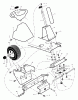 Murray 309000x8C - Scotts 30" Mid-Engine Rider (2005) (Home Depot) Ersatzteile Steering