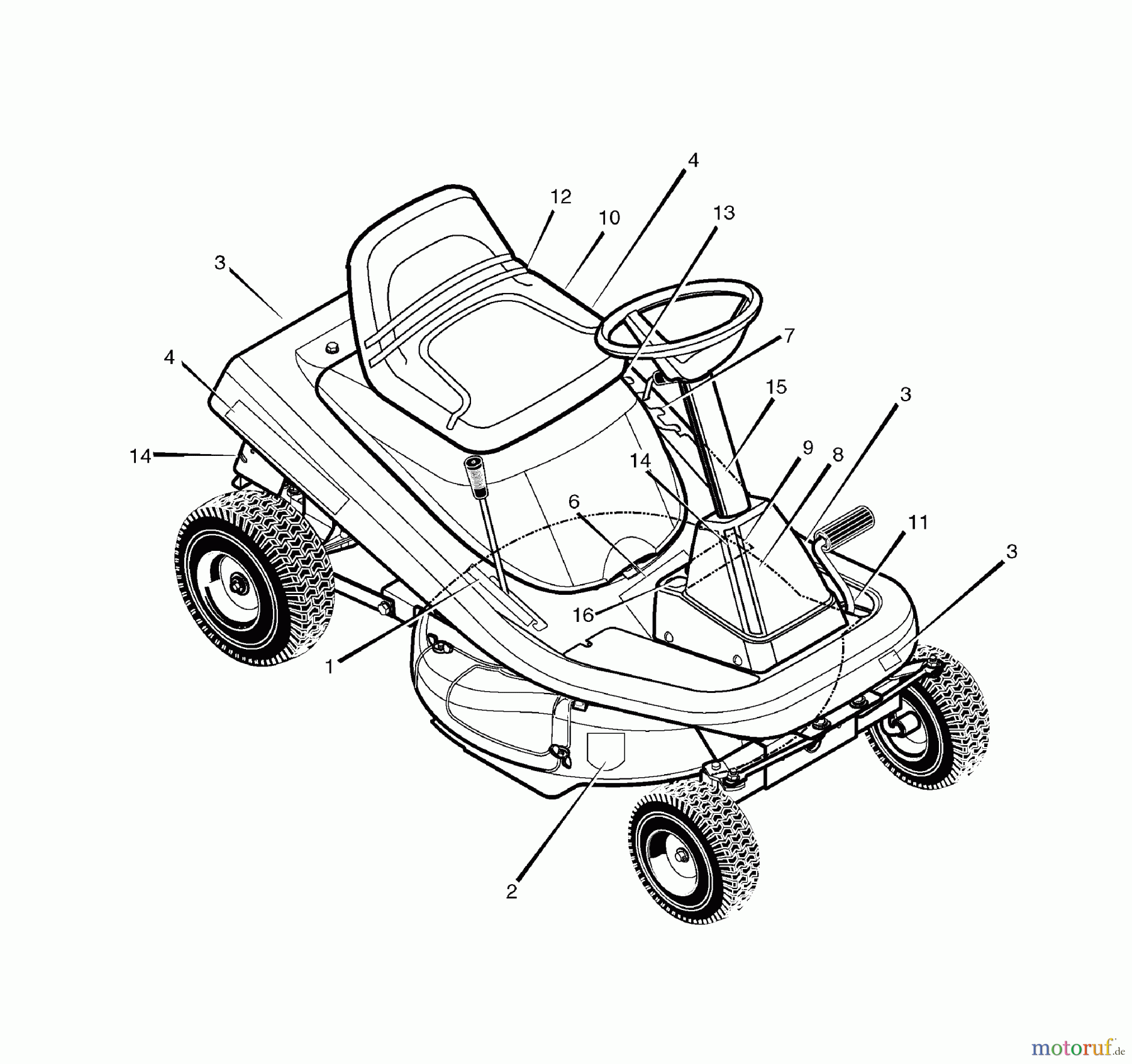  Murray Reitermäher 309001x08A - Turfmaster 30