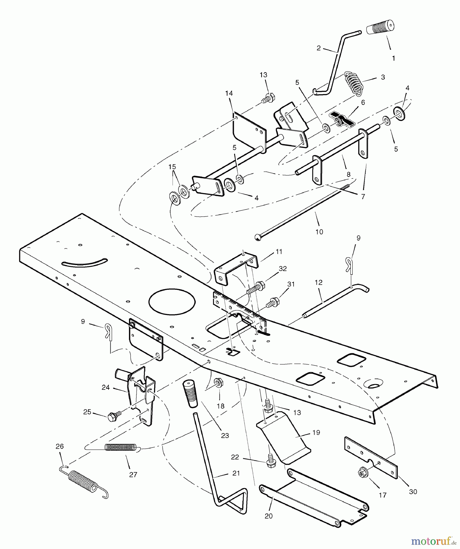  Murray Reitermäher 309001x08A - Turfmaster 30