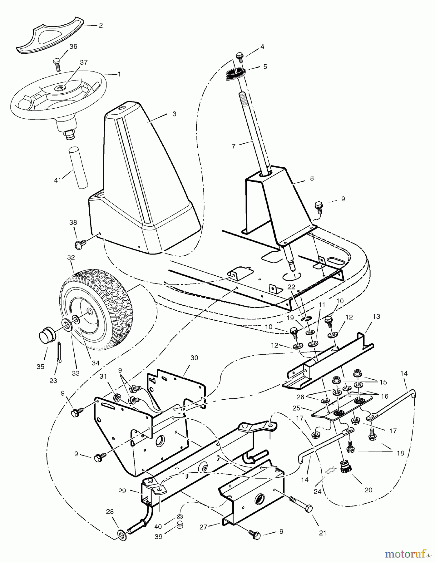  Murray Reitermäher 309001x08A - Turfmaster 30
