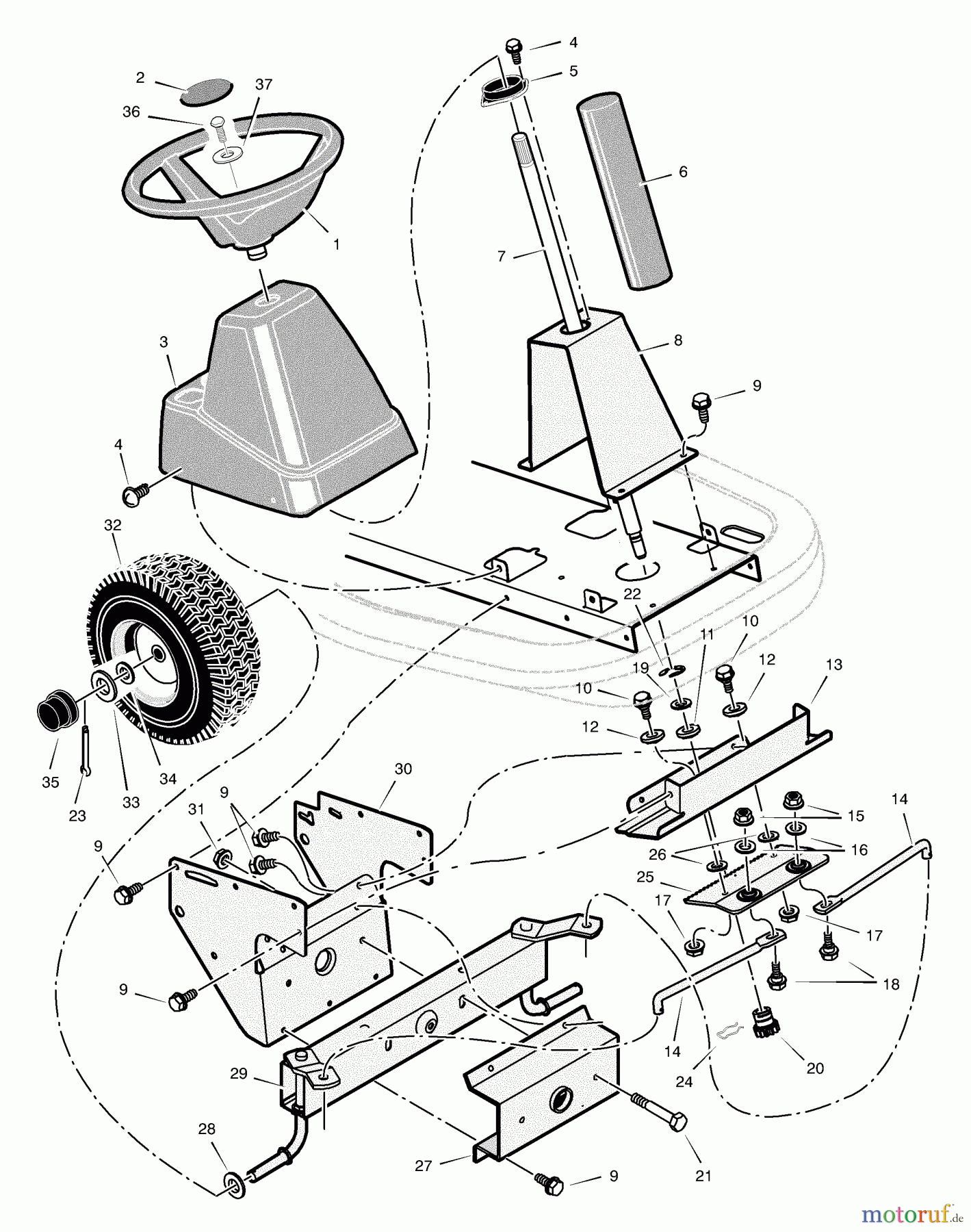  Murray Reitermäher 309002x24A - B&S/Murray 30