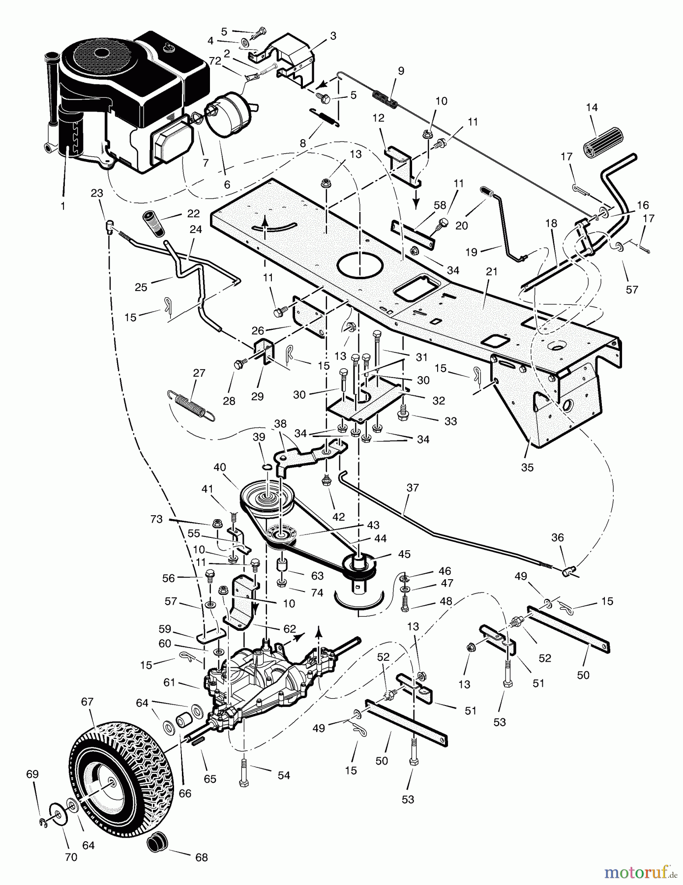  Murray Reitermäher 309003x99NA - B&S/Murray 30