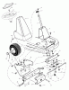 Murray 309006x00A - 30" Mid-Engine Rider (2006) Ersatzteile Steering
