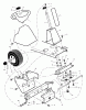 Murray 309007x8A - Scotts 30" Mid-Engine Rider (2005) (Home Depot) Ersatzteile Steering