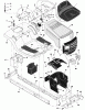 Murray 38500A - 38" Lawn Tractor (1997) Ersatzteile Chassis & Hood