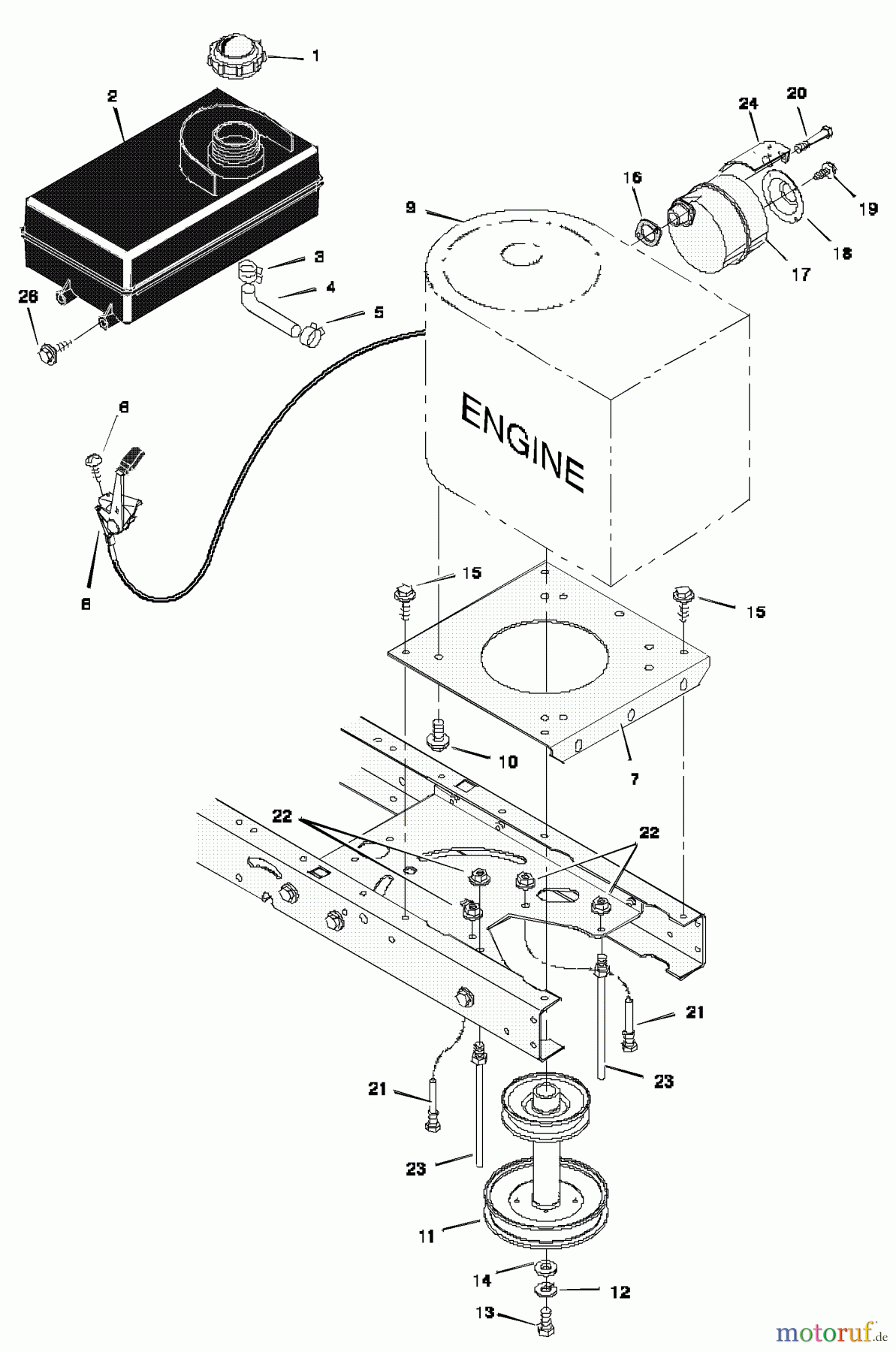 Murray Rasen- und Gartentraktoren 38500A - Murray 38